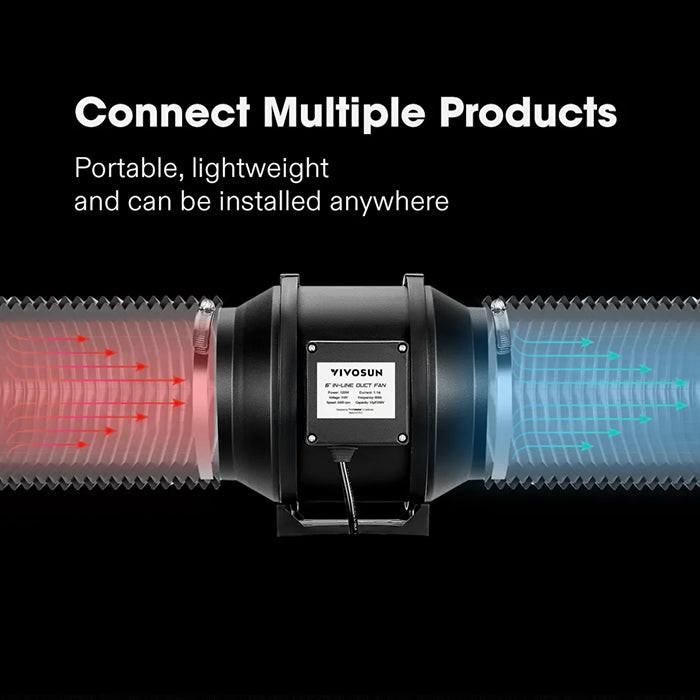 Vivosun Black Non-Insulated Flex Air Aluminum Ducting - Image 10