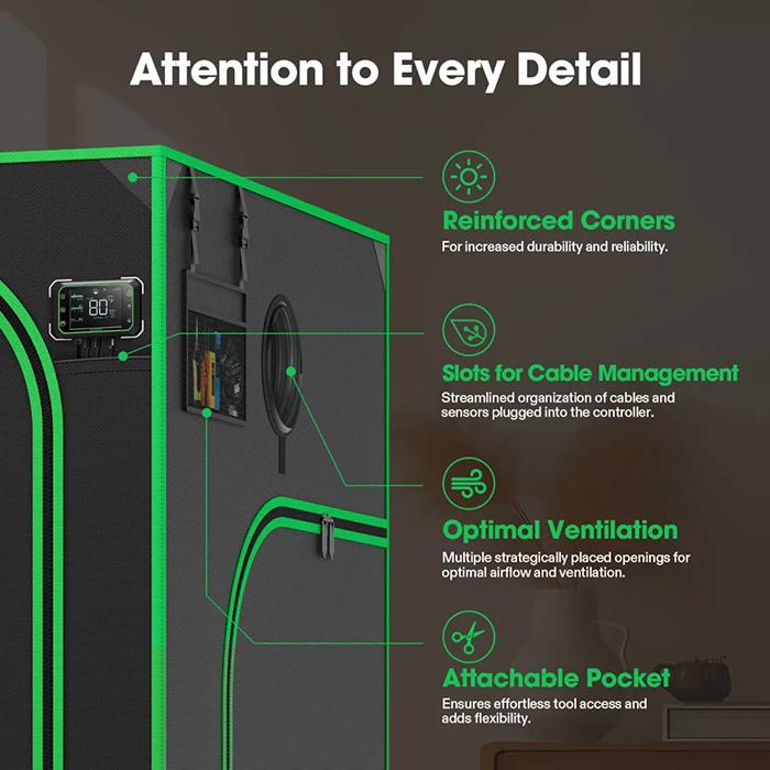 Vivosun P448 4' x 4' Grow Tent Pro - Image 6