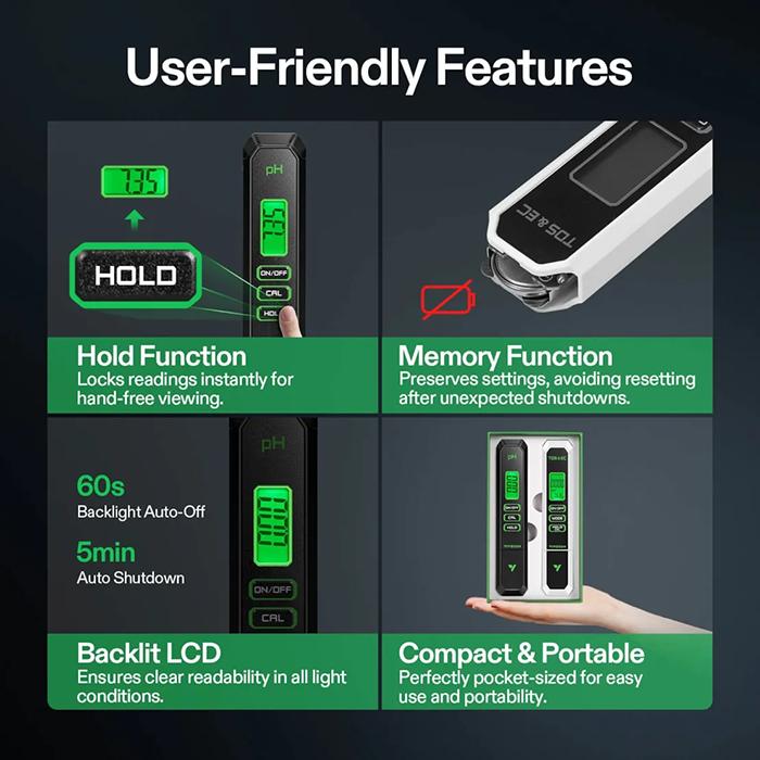 Vivosun pH & TDS Combo Meter - Image 5