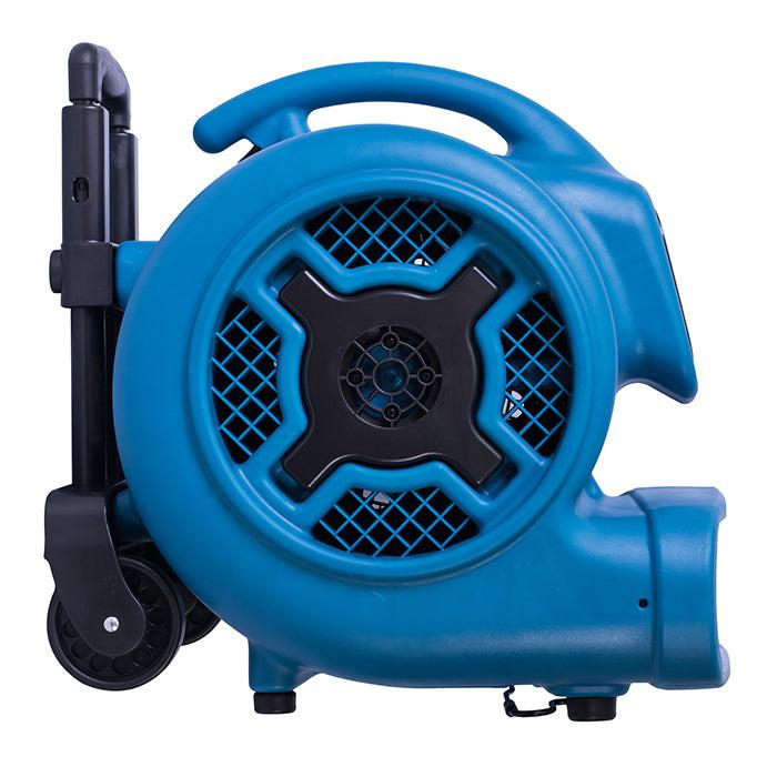XPOWER 800-Series P-830H Air Mover with Handle & Wheels, 1 HP, 3600 CFM - Image 6