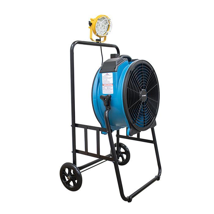 XPOWER FA-420K6 Mobile Cooling Fan & Light Kit, 3600 CFM, Blue - Image 5