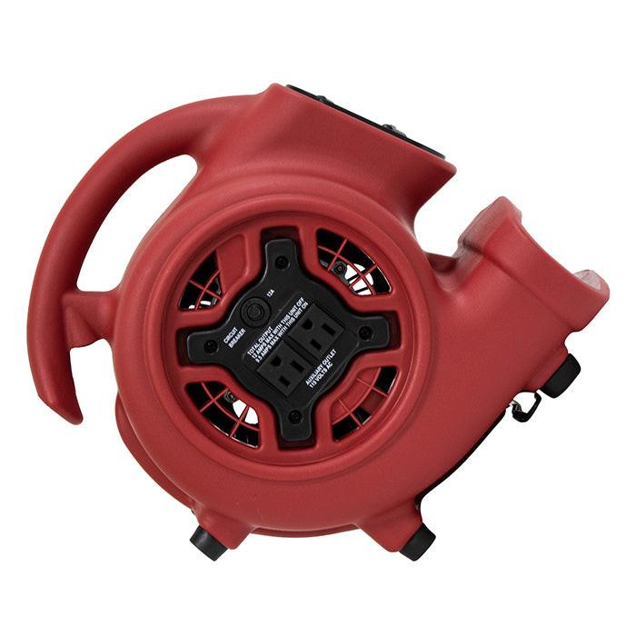XPOWER P-230AT Mighty Mini Air Mover, 1/4 HP, 925 CFM, Red - Image 2