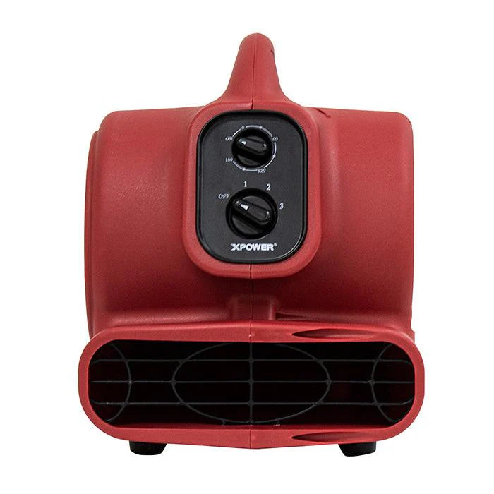 XPOWER P-230AT Mighty Mini Air Mover, 1/4 HP, 925 CFM, Red - Image 3