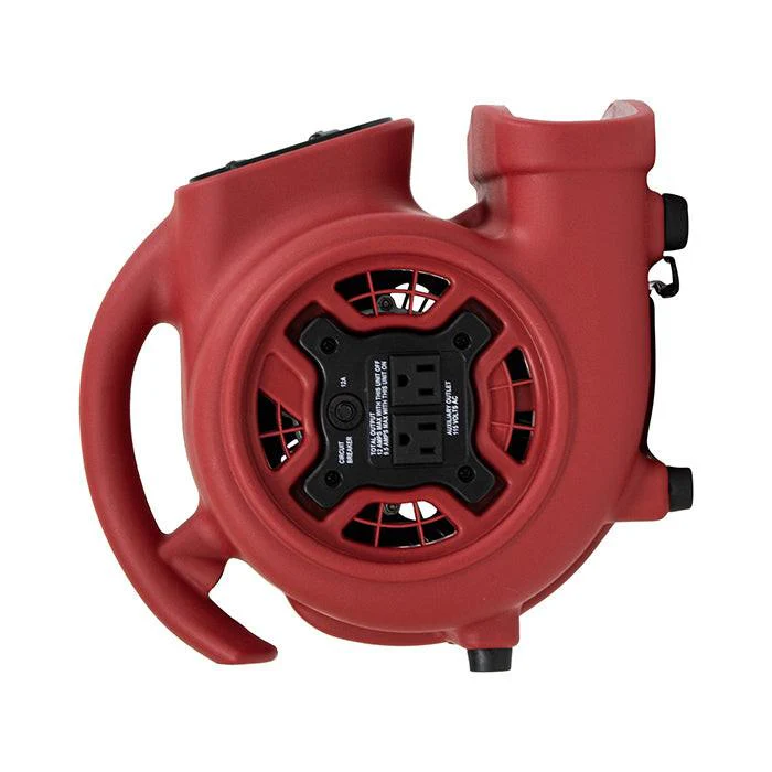 XPOWER P-230AT Mighty Mini Air Mover, 1/4 HP, 925 CFM, Red - Image 5