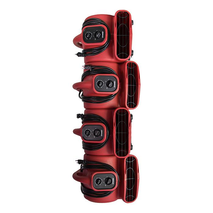 XPOWER P-230AT Mighty Mini Air Mover, 1/4 HP, 925 CFM, Red - Image 8