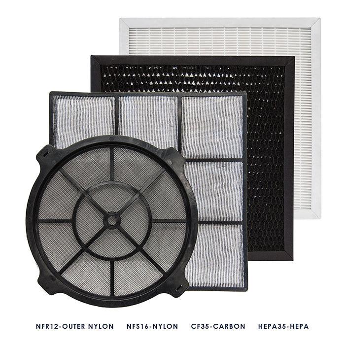XPOWER X-3580 Professional 4-Stage HEPA Air Scrubber, 1/2 HP, 600 CFM - Image 6