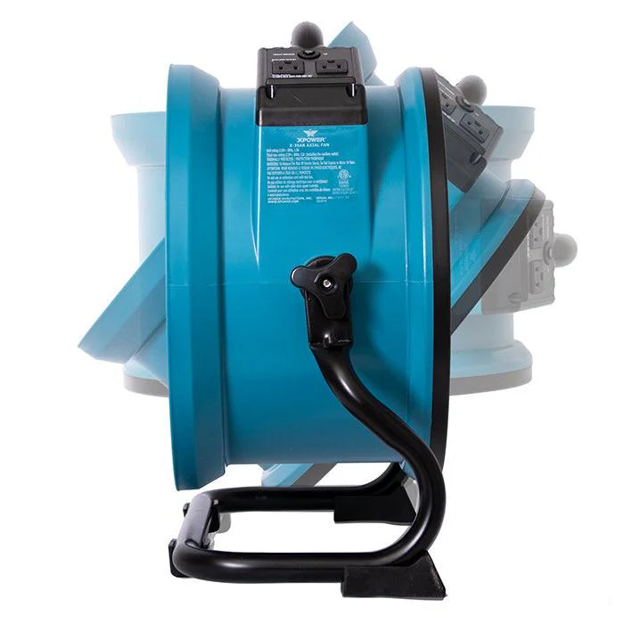 XPOWER X-39AR Professional Axial Fan, 1/4 HP, 2100 CFM - Image 8