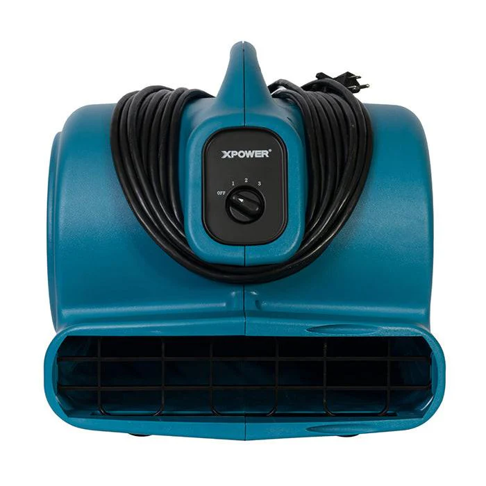 XPOWER X-600A Air Mover, 1/3 HP, 2400 CFM, Blue - Image 7