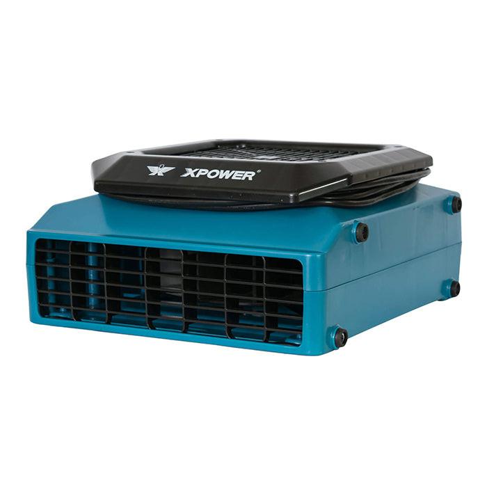 XPOWER XL-760AM Professional Low Profile Air Mover With Integrated Meter, 1/3 HP, 1150 CFM - Image 6